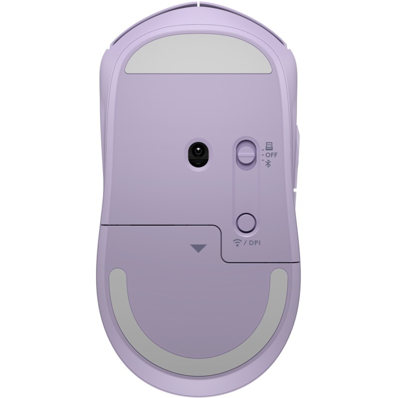 Мышь беспроводная (компьютерная мышь) HP 400 Quiet фиолетовая