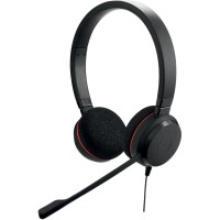 Гарнітура (навушники з мікрофоном) Jabra EVOLVE 20 MS Stereo чорна з червоним Гарнітура (навушники з мікрофоном) Jabra EVOLVE 20 MS Stereo чорна з червоним
