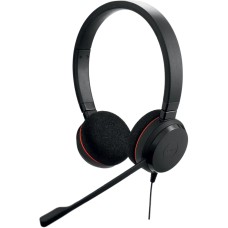 Гарнітура (навушники з мікрофоном) Jabra EVOLVE 20 MS Stereo чорна з червоним