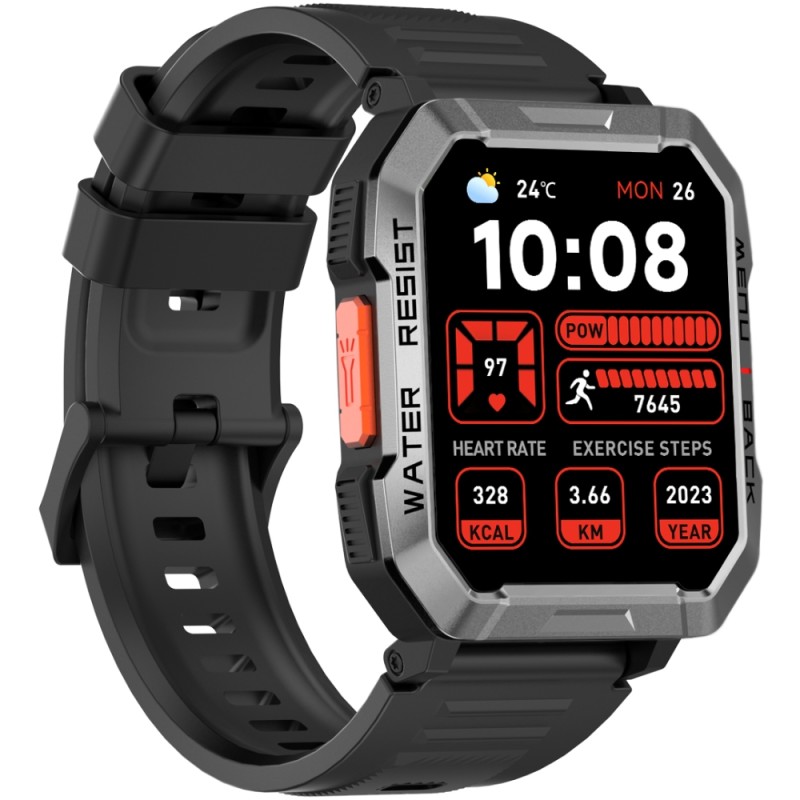 Смартгодинник (розумний годинник) Blackview W60 чорний, 2,01″
