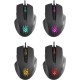 Ігрова мишка (комп’ютерна миша) Defender Wolverine GM-700L RGB, 7 кнопок, 12800 dpi, чорна