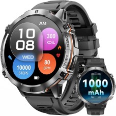 Смарт-часы (умные часы) Oukitel BT13 AMOLED 1,73″, чёрные