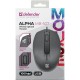 Мишка (компʼютерна миша) Defender Alpha MB-507 1000 dpi, чорна