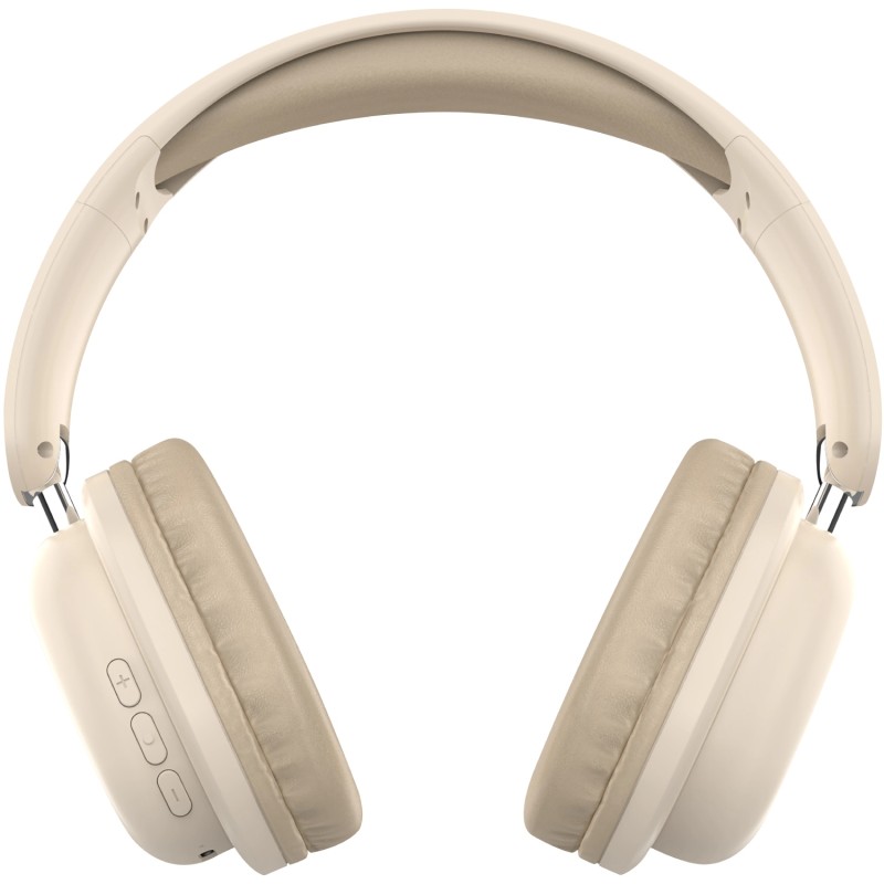 Наушники (гарнитура) Defender FreeMotion B640 Bluetooth + 3,5 мм, бежевые