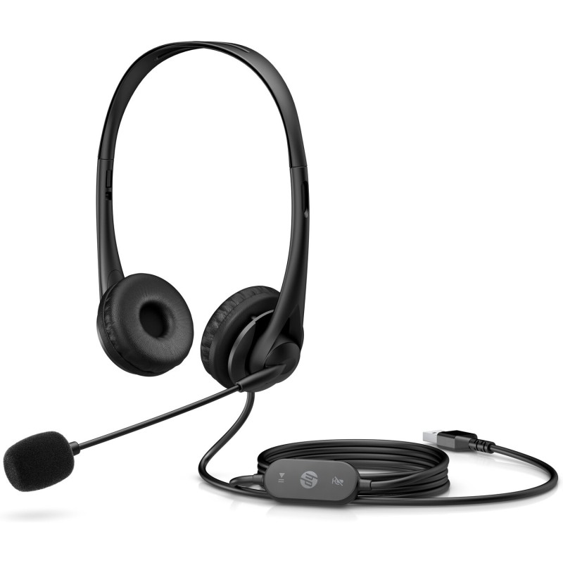 Гарнітура (навушники з мікрофоном) HP Stereo G2 USB чорна
