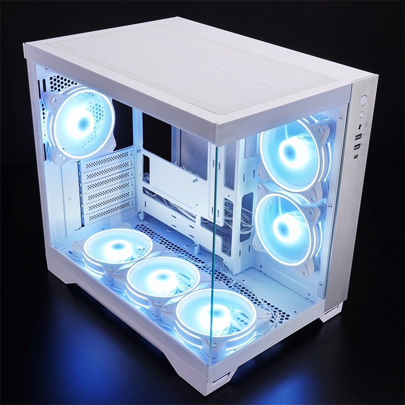 Корпус (комп’ютерний корпус) Chieftec VISIO GM-30W-TG-OP білий