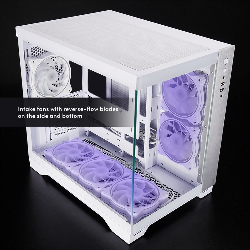 Корпус (комп’ютерний корпус) Chieftec VISIO GM-30W-TG-OP білий