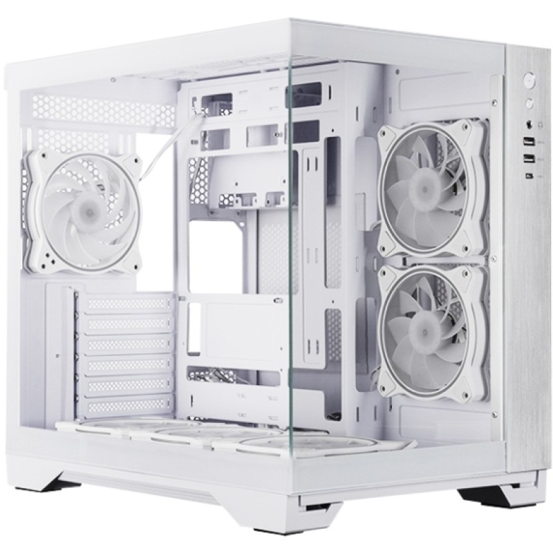 Корпус (комп’ютерний корпус) Chieftec VISIO GM-30W-TG-OP білий