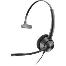 Проводная гарнитура (наушники с микрофоном) Poly EncorePro 310 QD Mono чёрная