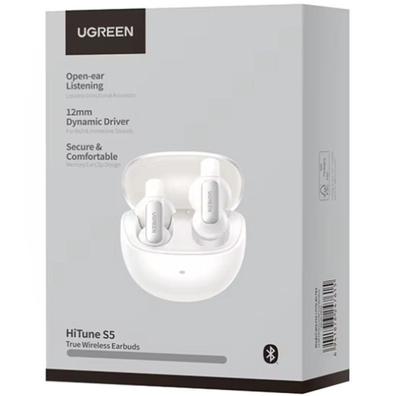 Наушники (гарнитура) UGREEN HiTune S5 Open Wearable WS210 белые