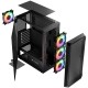 Компьютерный корпус (корпус ПК) LogicConcept PORTOS MESH+GLASS ARGB 4×120 мм чёрный без БП Компьютерный корпус (корпус ПК) LogicConcept PORTOS MESH+GLASS ARGB 4×120 мм чёрный без БП