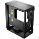 Компьютерный корпус (корпус ПК) LogicConcept PORTOS MESH+GLASS ARGB 4×120 мм чёрный без БП Компьютерный корпус (корпус ПК) LogicConcept PORTOS MESH+GLASS ARGB 4×120 мм чёрный без БП
