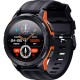 Смарт-часы (умные часы) Oukitel BT10 чёрно-оранжевые