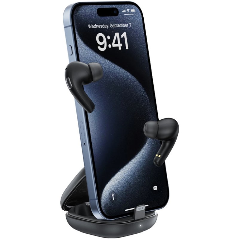 TWS-навушники (бездротова гарнітура) Acefast W4 чорні, до 28 год роботи TWS-навушники (бездротова гарнітура) Acefast W4 чорні, до 28 год роботи