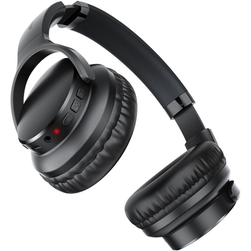 Бездротова гарнітура (навушники з мікрофоном) Acefast H10 Bluetooth 5.4, чорна