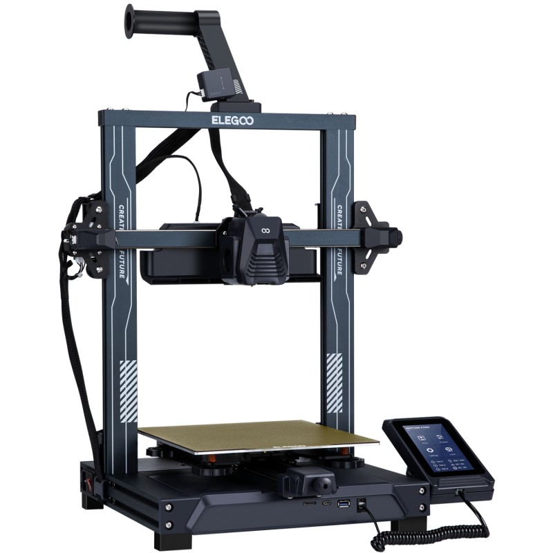 3D-принтер (3D-друкарка) ELEGOO Neptune 4 Pro 500 мм/с, сірий