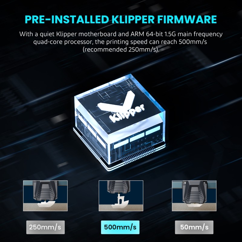 3D-принтер (3D-друкарка) ELEGOO Neptune 4 Pro 500 мм/с, сірий