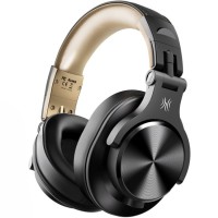 Гарнітура (навушники з мікрофоном) OneOdio Fusion A70 Bluetooth, 3,5 мм/6,35 мм, Black Gold
