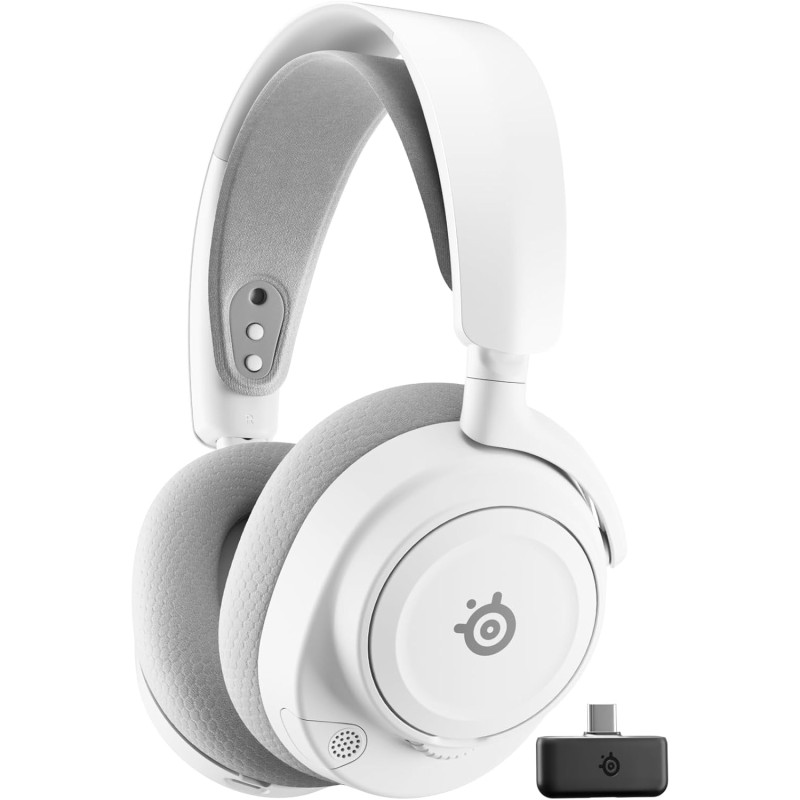 Ігрова гарнітура (бездротові навушники) SteelSeries Arctis Nova 7 Gen 2 Wireless біла