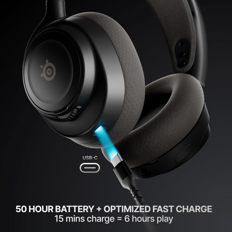 Игровая гарнитура (наушники с микрофоном) SteelSeries Arctis Nova 7P Gen 2 Wireless чёрная Игровая гарнитура (наушники с микрофоном) SteelSeries Arctis Nova 7P Gen 2 Wireless чёрная