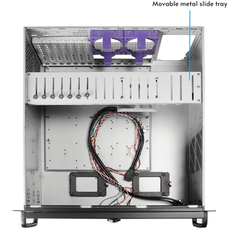 Серверний корпус (корпус для сервера) Chieftec UNC-409S-AIO-OP 4U без БЖ