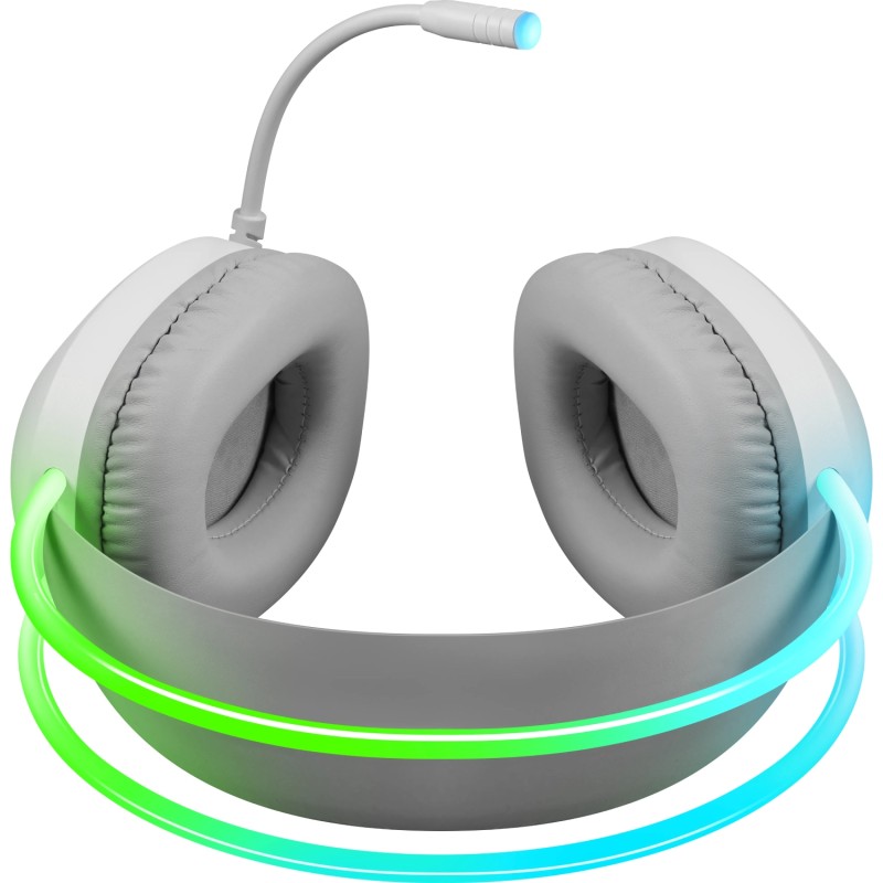 Ігрова гарнітура (навушники з мікрофоном) Defender Eclipse біла, USB, 2 м