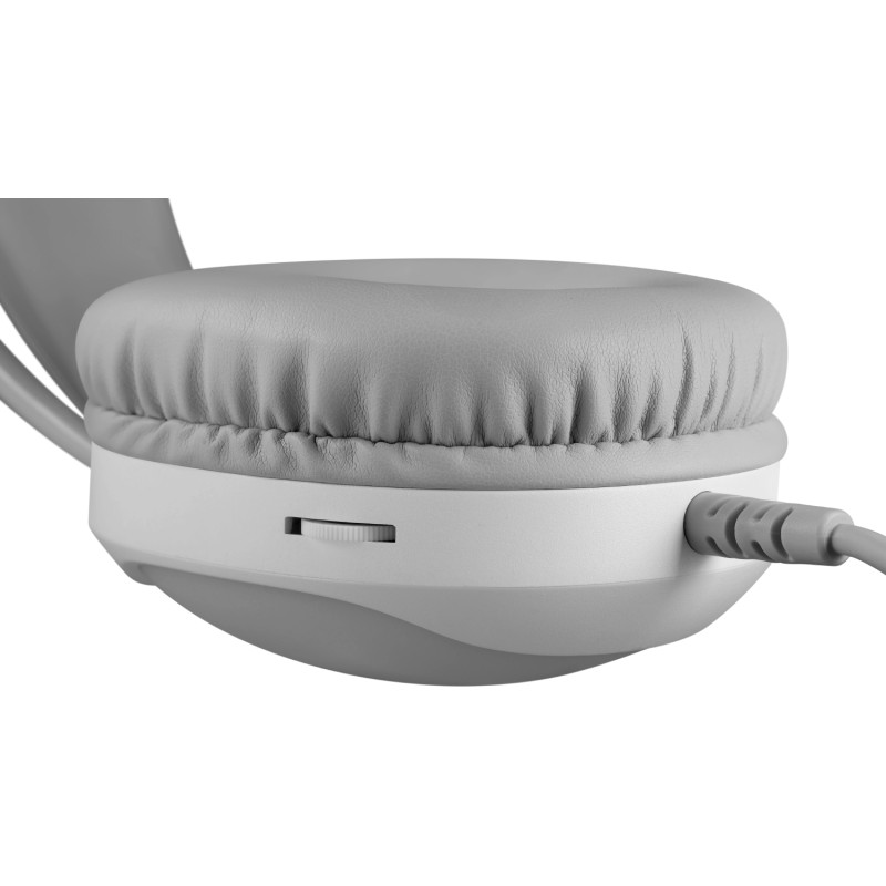 Ігрова гарнітура (навушники з мікрофоном) Defender Eclipse біла, USB, 2 м