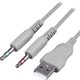 Ігрова гарнітура (навушники з мікрофоном) Defender Eclipse біла, USB, 2 м