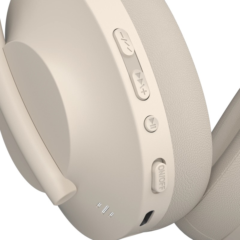 Гарнитура (наушники) Defender FreeMotion B485 Bluetooth, 3,5 мм, USB-C, ANC, бежевый Гарнитура (наушники) Defender FreeMotion B485 Bluetooth, 3,5 мм, USB-C, ANC, бежевый