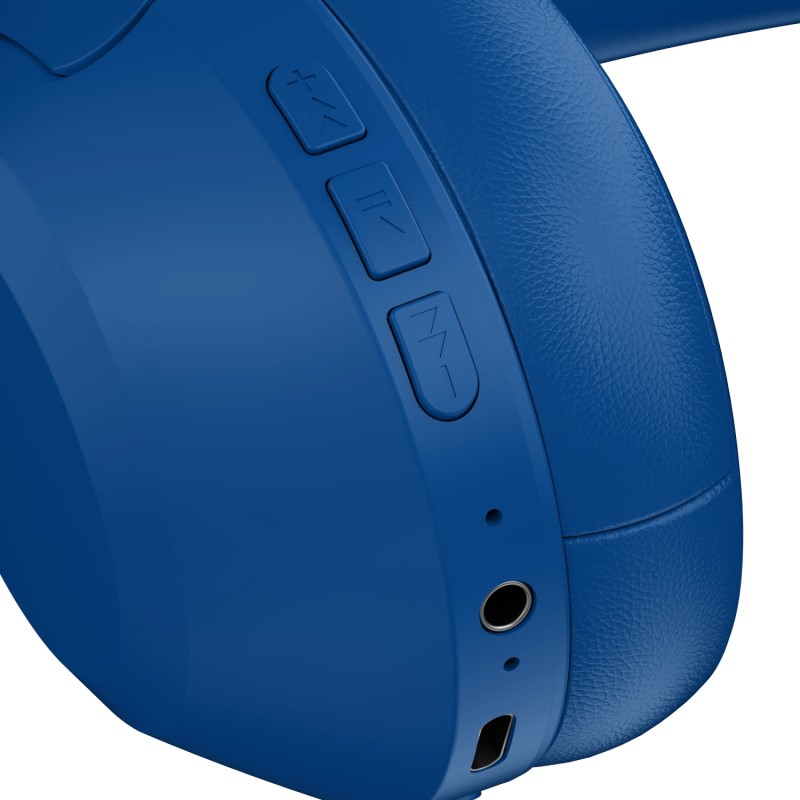 Гарнітура (навушники) Defender FreeMotion B490 Bluetooth, 3,5 мм, USB-C, синя