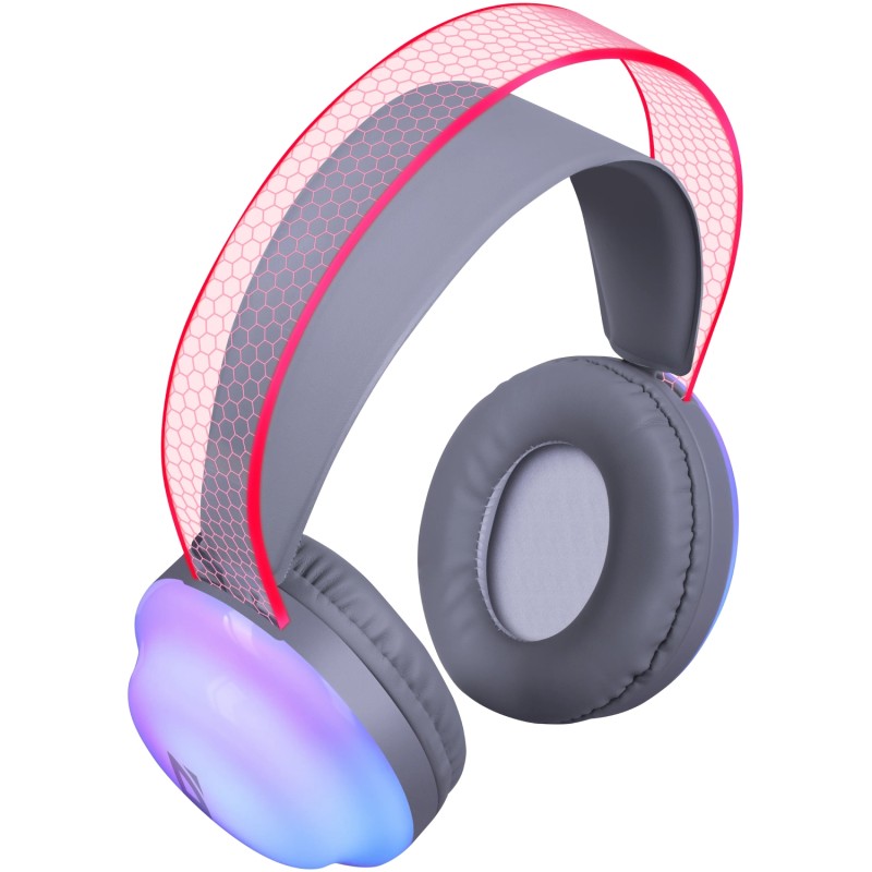 Bluetooth-гарнітура (навушники з мікрофоном) Defender FreeMotion B651 RGB, біла