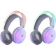 Bluetooth-гарнітура (навушники з мікрофоном) Defender FreeMotion B651 RGB, біла