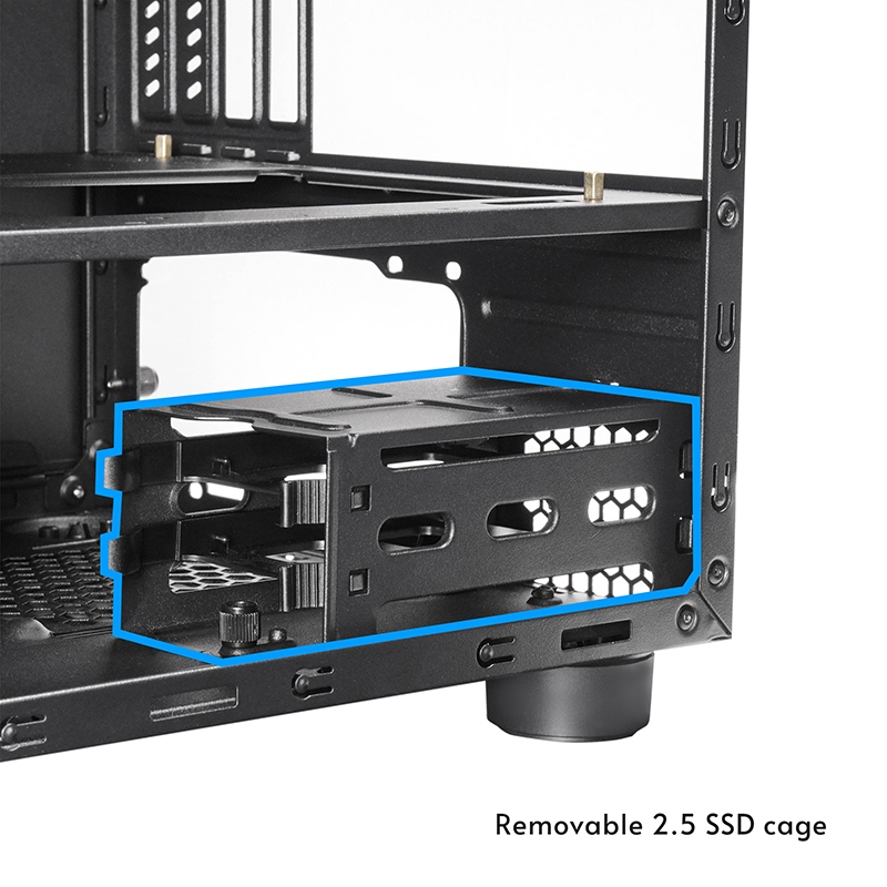 Корпус (комп’ютерний корпус) Chieftec THE CUBE CI-03B-OP mATX, чорний