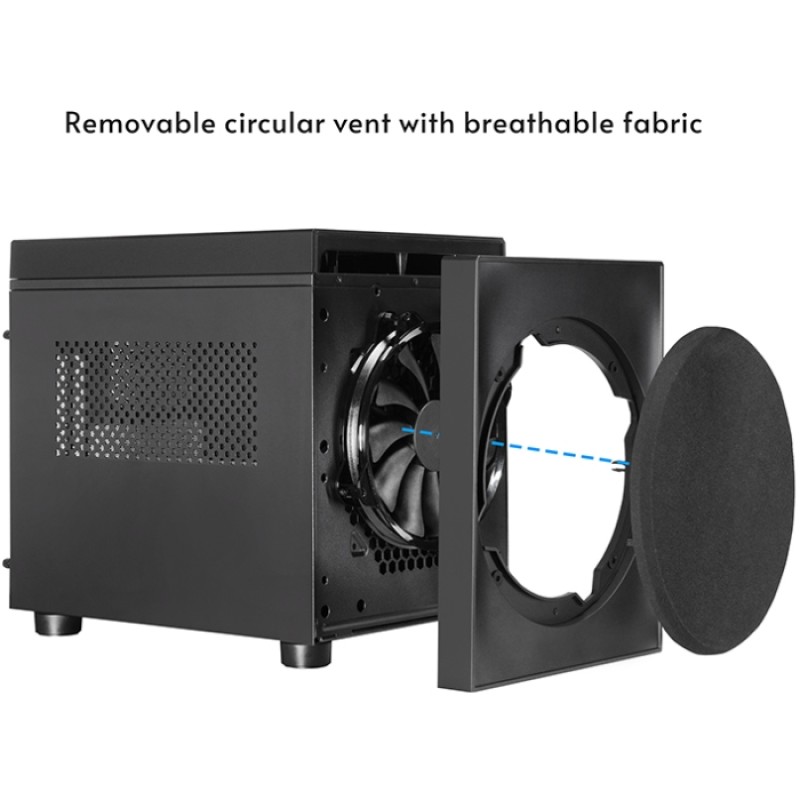Корпус (комп’ютерний корпус) Chieftec THE CUBE CI-03B-OP mATX, чорний