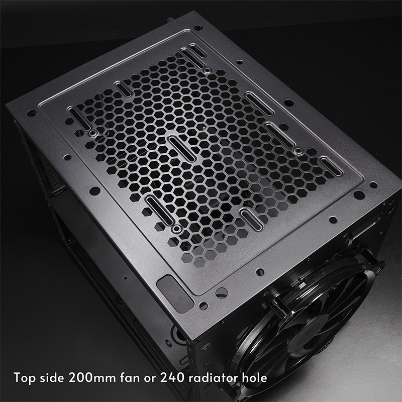Корпус (комп’ютерний корпус) Chieftec THE CUBE CI-03B-OP mATX, чорний