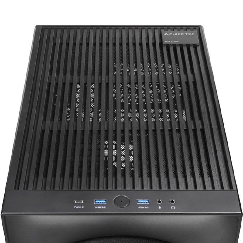 Корпус (комп’ютерний корпус) Chieftec THE CUBE CI-03B-OP mATX, чорний