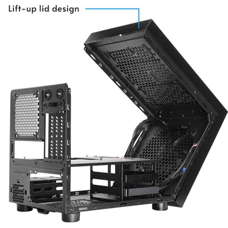 Корпус (комп’ютерний корпус) Chieftec THE CUBE CI-03B-OP mATX, чорний