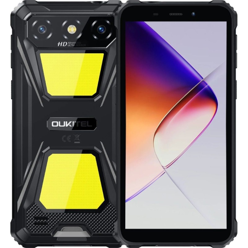 Смартфон (мобільний телефон) Oukitel G5 256 ГБ, 6300 мА·год, чорний