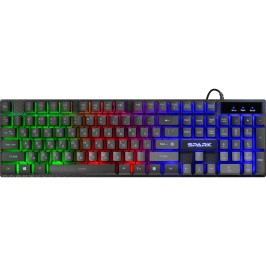 Клавіатура ігрова (геймерська клавіатура) Defender Spark GK-300L UA LED чорна