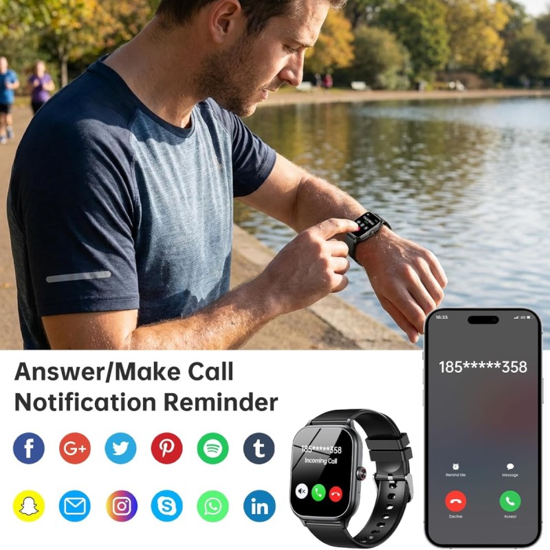 Смартгодинник (розумний годинник) Oukitel V7 чорний