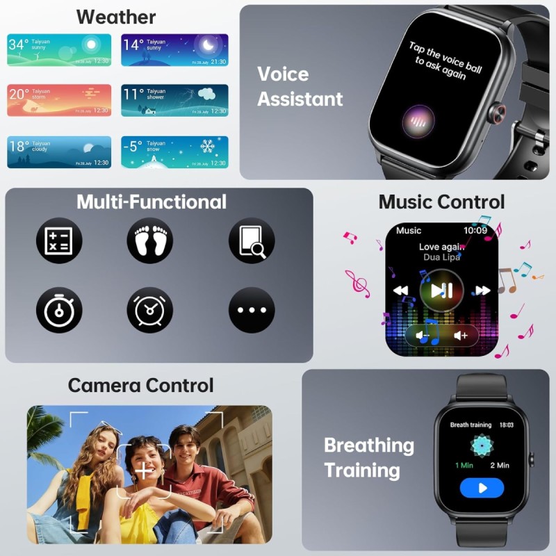 Смартгодинник (розумний годинник) Oukitel V7 чорний