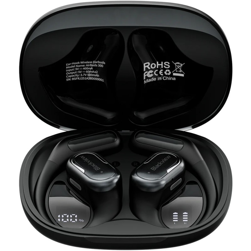 TWS-навушники (бездротова гарнітура) Blackview AirBuds 300 чорні