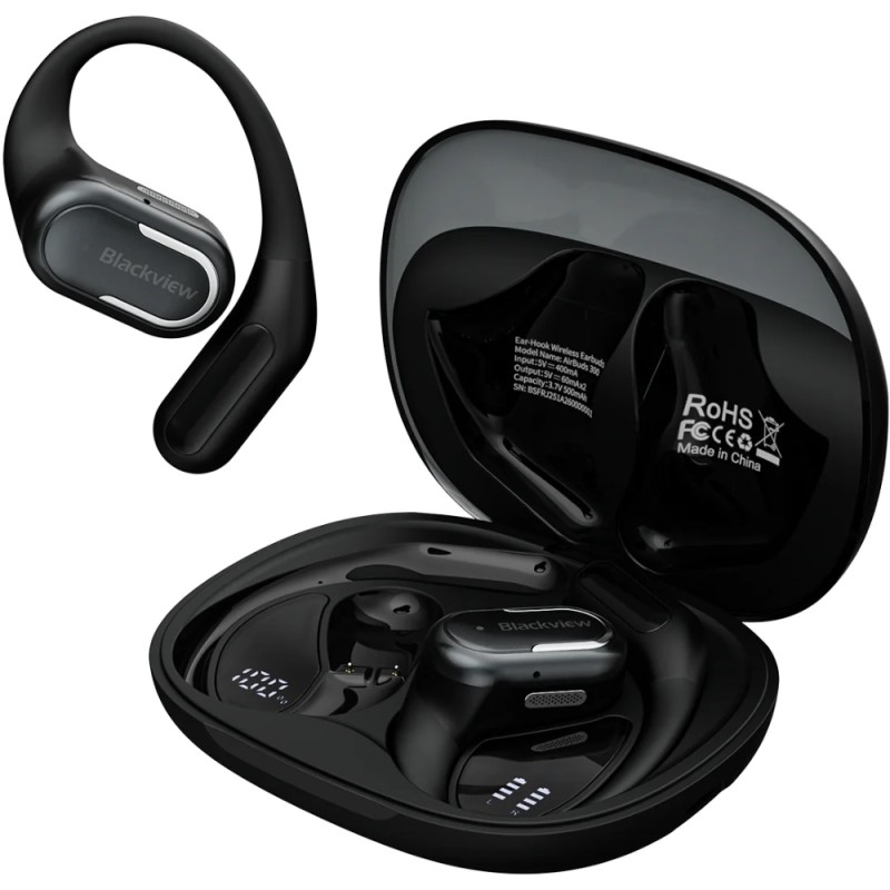 TWS-навушники (бездротова гарнітура) Blackview AirBuds 300 чорні TWS-навушники (бездротова гарнітура) Blackview AirBuds 300 чорні