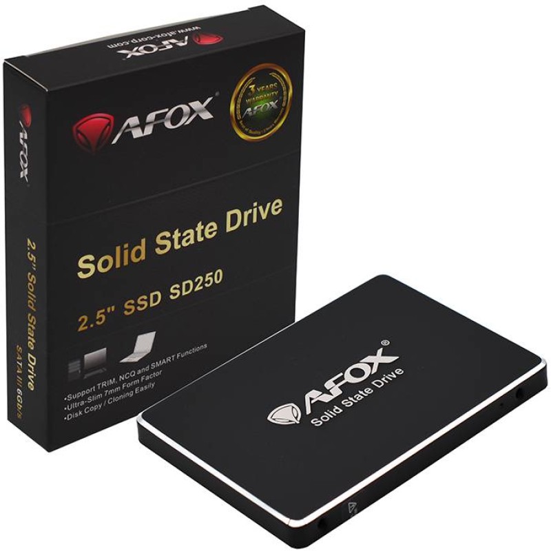 SSD-накопичувач (твердотільний диск) AFox 2.5" SATA III 512 ГБ