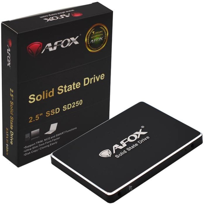 SSD-накопичувач (твердотільний диск) AFox 256 ГБ SATA III