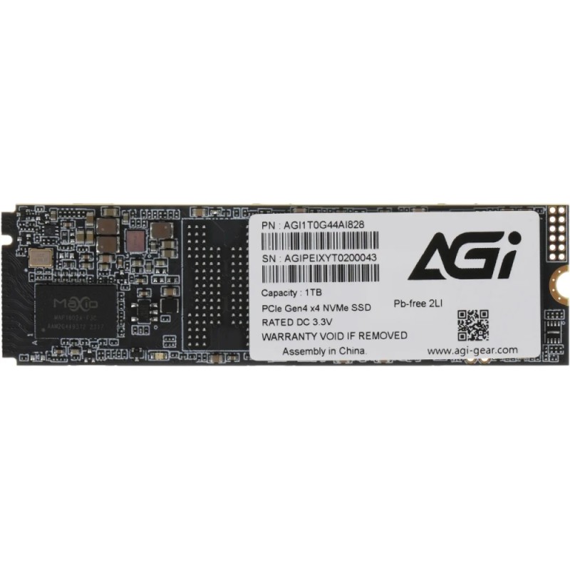 Внутрішній SSD (твердотільний накопичувач) AGI AI828 1 ТБ
