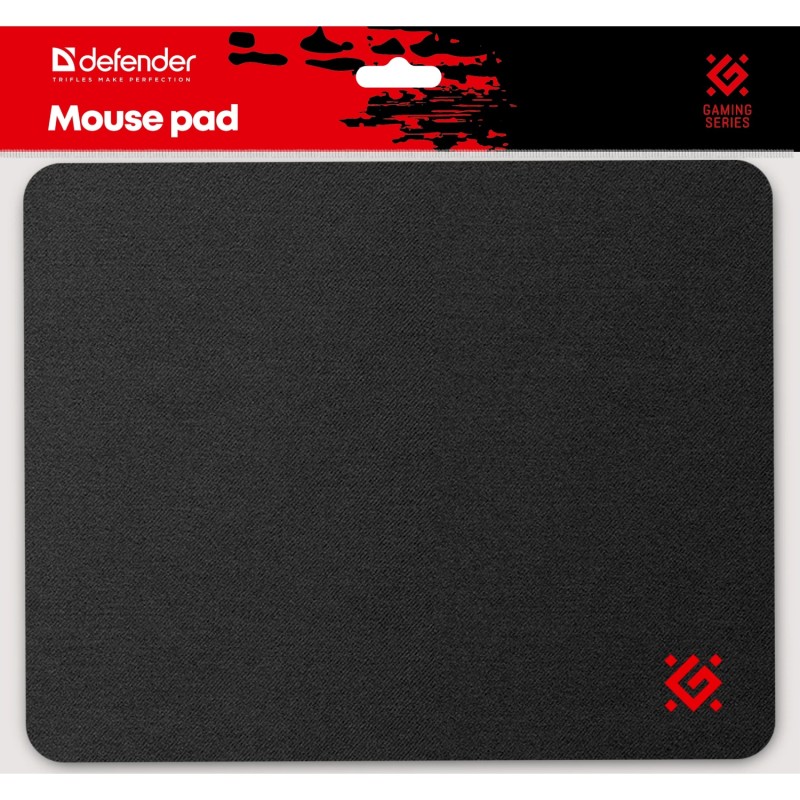 Килимок для миші (килимок під мишку) Defender Black One 250×200 мм Килимок для миші (килимок під мишку) Defender Black One 250×200 мм