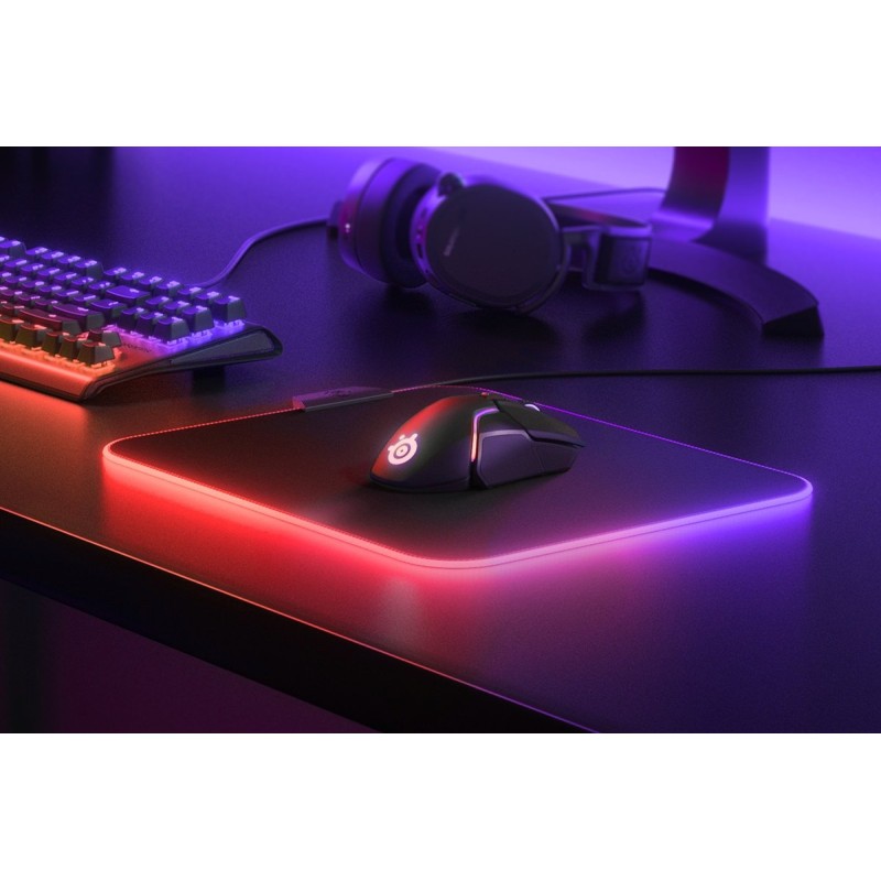 Игровой коврик для мыши (игровая поверхность) SteelSeries QcK Prism Cloth Medium 320×270 мм