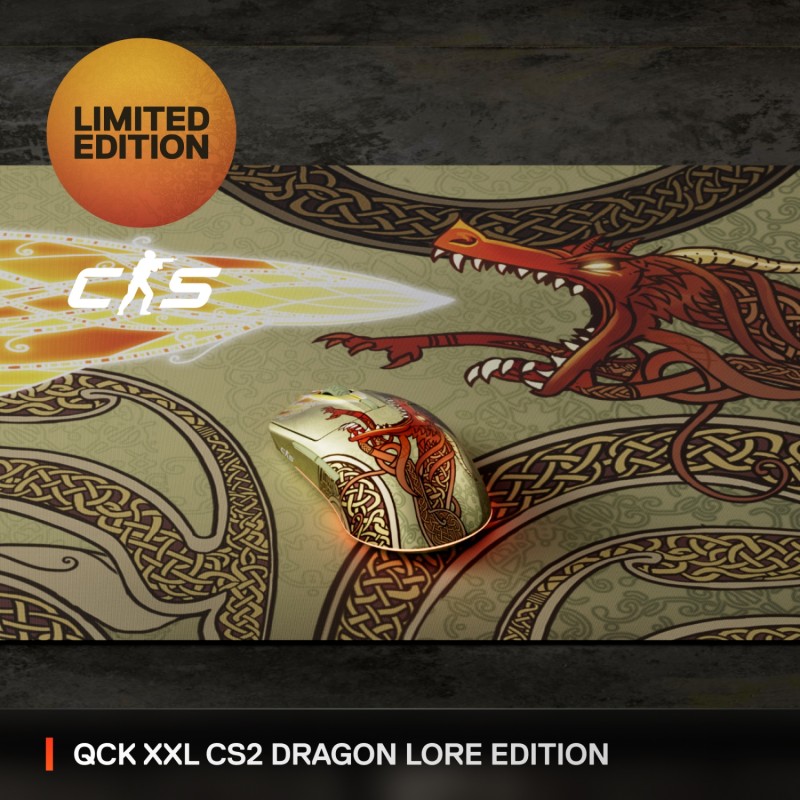 Ігровий килимок (ігрова поверхня) SteelSeries Qck XXL CS2 Edition 900×400 мм