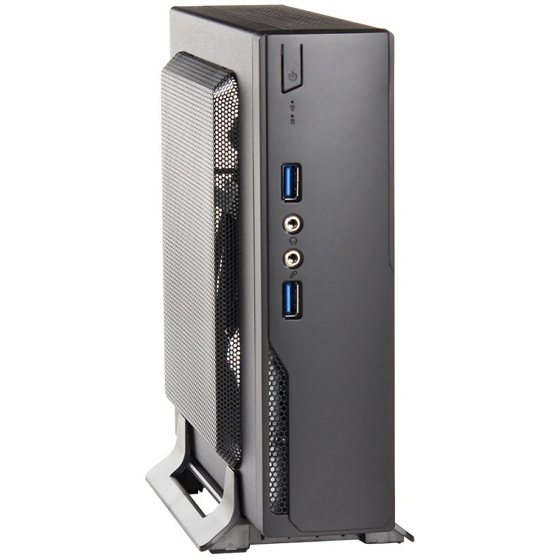 Корпус (компьютерный корпус) Casecom M300-2U3 90W mini-ITX, чёрный